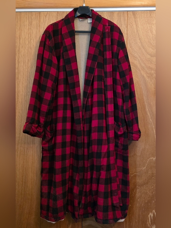L.L. Bean Other - L.L. Bean Red & Black Buffalo Plaid Robe, XXL Tall